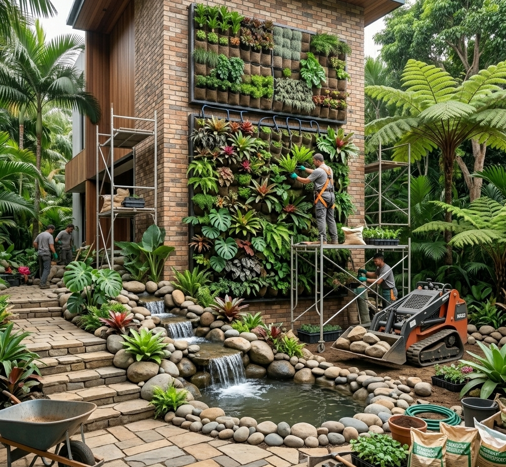 Pembuatan Vertical Garden